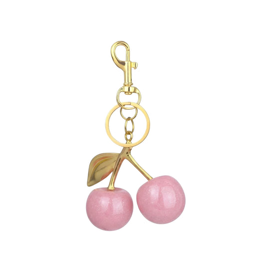 Pink Blossom Cherry Bag Charm