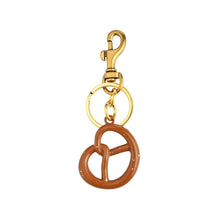 Golden Pretzel Bag Charm