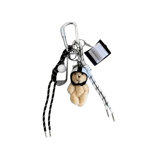Teddy On Road Bag Charm