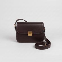 Callan Flap Crossbody Bag in coffee